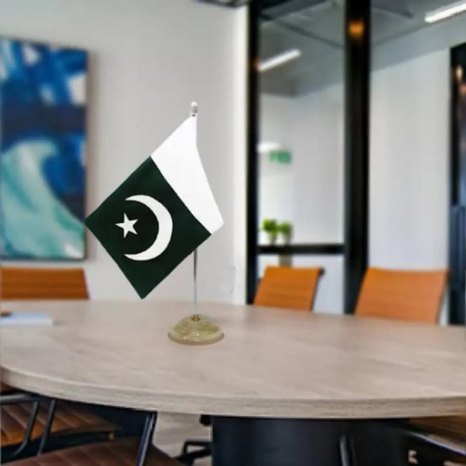 Premium Quality table Flag with stand